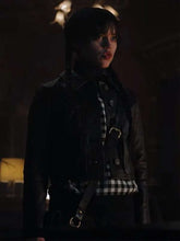Jenna Ortega Wednesday Black Leather Jacket