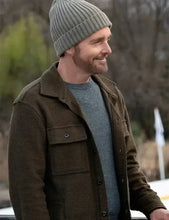Will Forte Kinda Pregnant Brown Wool Jacket