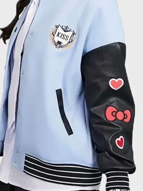 XO Kitty Series Varsity Leather Jacket
