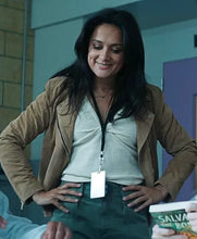 You S05 Amy-Leigh Hickman Suede Leather Jacket