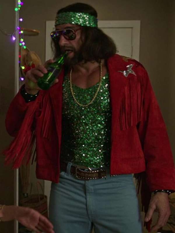 Macho Man Randy Savage Young Rock Fringe Leather Jacket