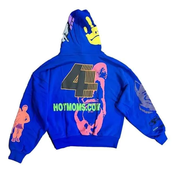 Drake FATD Blue Hoodie For All The Dogs Big As The What Tour Merch