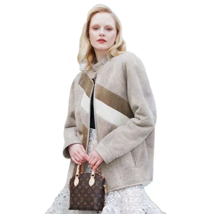 Emma Laird Belted Collar Jacket