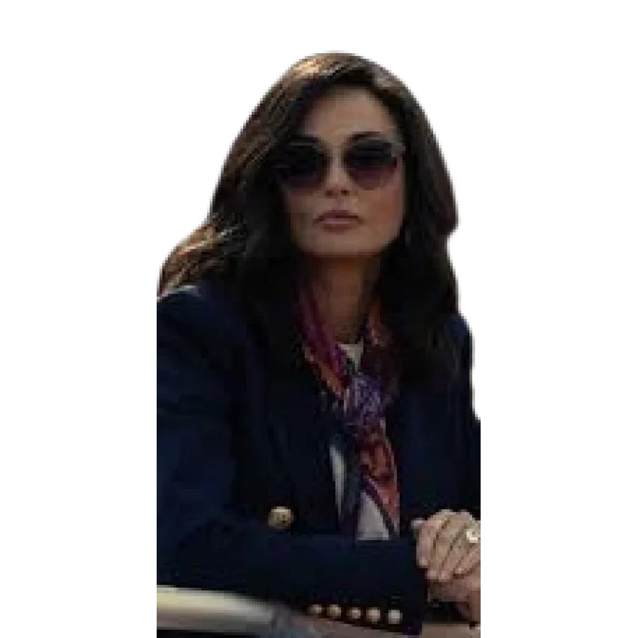 Landman Demi Moore Blue Blazer
