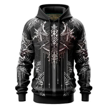Men's Gothic Punk Fleece Hoodie