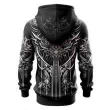 Men's Gothic Punk Fleece Hoodie