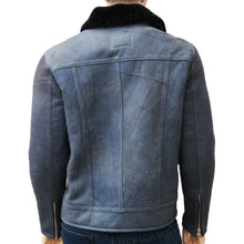 Men's Asymmetrical Leather Jacket