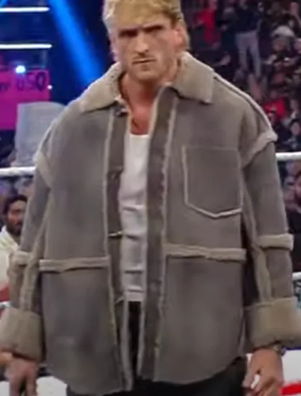Logan Paul Suede Leather Jacket