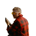 Strange Darling Kyle Gallner Plaid Jacket
